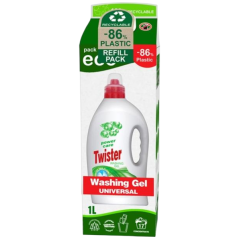 Twister prací gel univerzální 17 dávek, 1 L