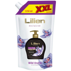 Lilien tekuté mydlo krémové Wild Orchid XXL náplň, 1250 ml