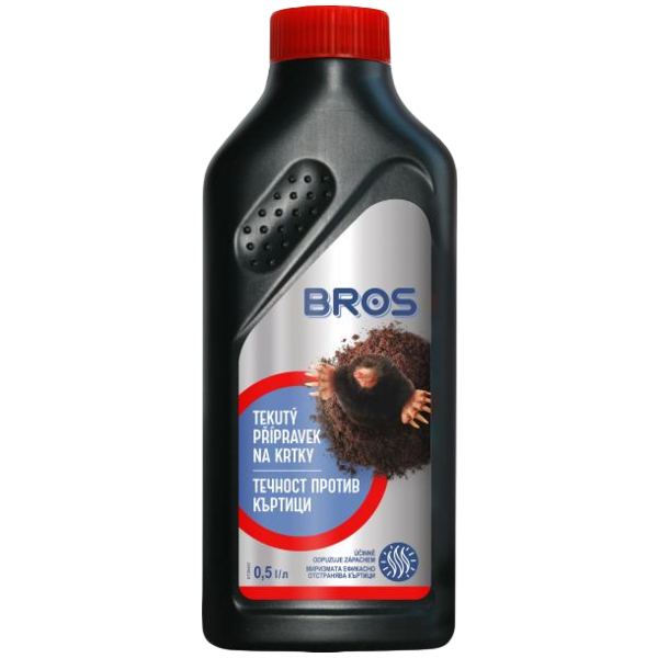 Bros tekutý odpuzovač krtků, 500 ml Bros tekutý odpuzovač krtků, 500 ml