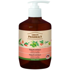Green Pharmacy Oliva a Goji tekuté mýdlo s dávkovačem 460 ml