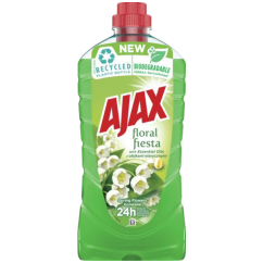 Ajax na podlahy a povrchy Floral Fiesta Spring Flowers univerzální čistící prostředek, konvalinky, 1 l