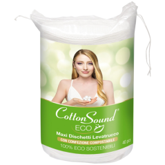 Odličovací tampóny Cotton Sound ECO MAXI 40 ks