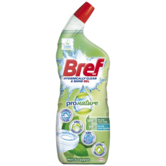 Bref WC gél Pro Nature Mint & Eucalyptus, 700 ml