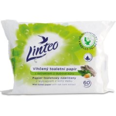 Linteo vlhký toaletný papier s extraktom z dubovej kôry 60 ks