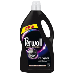 Perwoll prací gél Renew Black na čierne a tmavé, 75 praní, 3750 ml