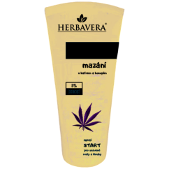 Herbavera Kafrovka mazání s kafrem a konopím, 200 ml