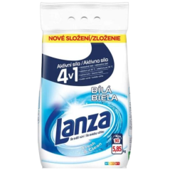 Lanza Fresh & Clean White prací prášek na bílé prádlo 90 dávek 5,85 kg
