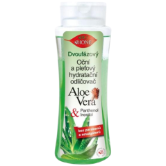 Dvoufázový oční a pleťový hydratační odličovač ALOE VERA 255 ml