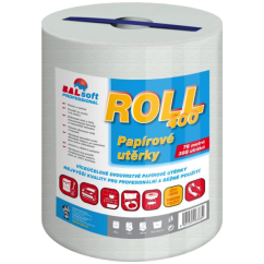 BALsoft Roll400 2vrstvé papírové utěrky, 76 m, 338 útržků, 1 role