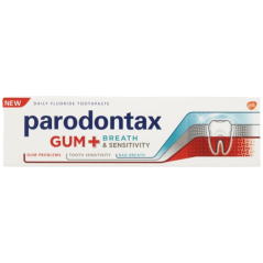 Parodontax Gum + Breath & Sensitivity zubní pasta s fluoridem, 75 ml