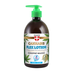PALACIO Konopné mazání s pumpičkou, chladivé, 500 ml