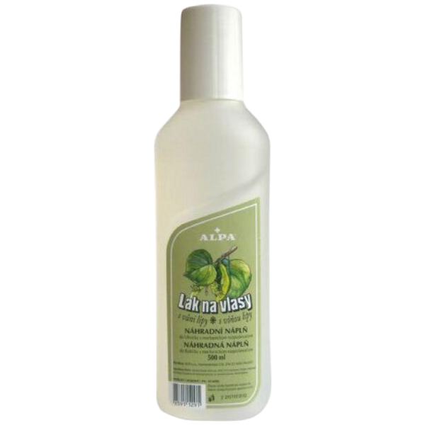Alpa Lípa lak na vlasy náhradní náplň, 500 ml Alpa Lípa lak na vlasy náhradní náplň, 500 ml