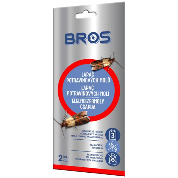 Bros Lapač potravinových molů, 2 ks