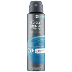 Dove Men+Care Advanced Clean Comfort antiperspirant sprej, 150 ml