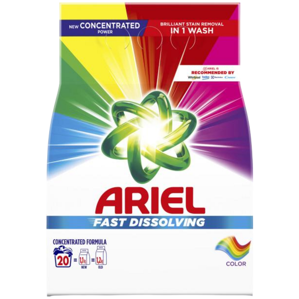Ariel prací prášek Color 20 praní 1,1 kg