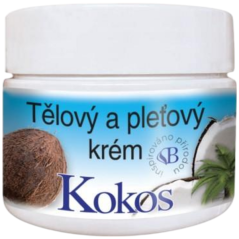 Bione Cosmetics Tělový a pleťový krém KOKOS 260 ml