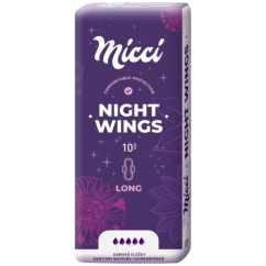 Micci Classic Night dámske vložky s krídelkami, 10 ks