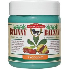 Bylinný balzam s gaštanom konským Konopí 500 ml