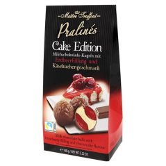 Mliečne čokoládové pralinky Edition Cake Jahoda 148g