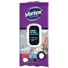Vortex vlhčené čistiace utierky do kúpeľne, 48 ks