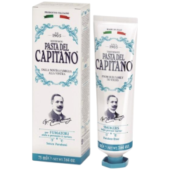 CAPITANO 1905 SMOKERS - premium zubní pasta pro kuřáky 75 ml + DÁREK ZDARMA pasta 15 ml