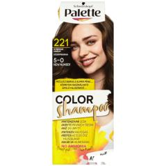 Schwarzkopf Palette Color Shampoo barva na vlasy 221 středně hnědá, 50 ml
