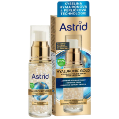 Astrid  Hyaluronic Gold pleťové sérum, 30 ml
