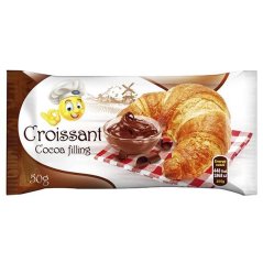 Croissant s jemným kakaovým krémom, 50g