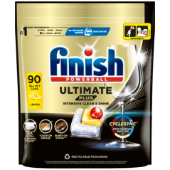 Finish tablety do umývačky Ultimate Plus All in 1 Lemon, 90 ks