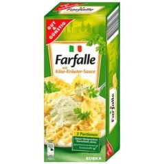 GG Farfalle so syrovo-bylinkovou omáčkou 3 porcie