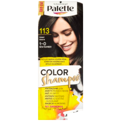 Schwarzkopf Palette Color Shampoo barva na vlasy 113 černá, 50 ml