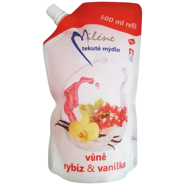 Miléne Rybíz a vanilka tekuté mýdlo, náplň, 500 ml