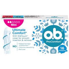 O.B. ProComfort Mini tampóny, 16 ks