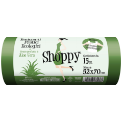Shoppy Italské parfémované pytle do koše Aloe Vera 15ks 30l