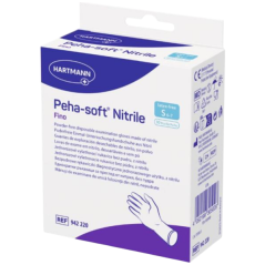 Peha-soft Nitril Jednorázové ochranné rukavice velikost S, 10 ks