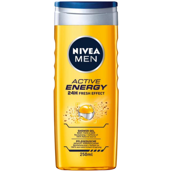 Nivea Men Active Energy sprchový gel, 250 ml