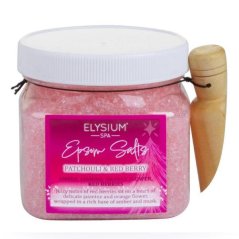 Elysium Spa Vánočná relaxačná soľ Patchouli Red berry 400g