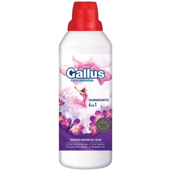 Gallus Prací Gel 4v1, color, 1 l