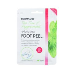 DERMA V10 Tea Tree oil Exfoliačná maska na nohy