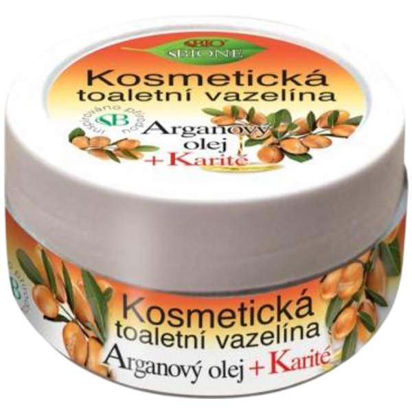 Bione Cosmetics Kosmetická toaletní vazelína ARGANOVÝ OLEJ + KARITÉ 150 ml