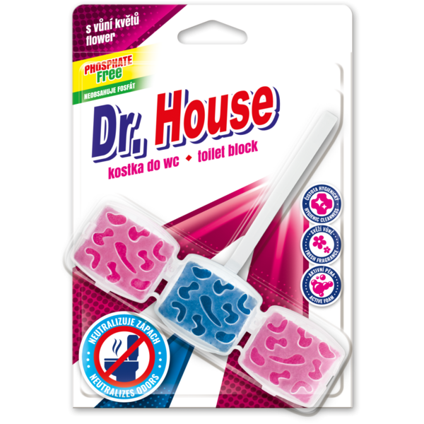 Dr. House Tri-force blistr s vůní květů 45 g