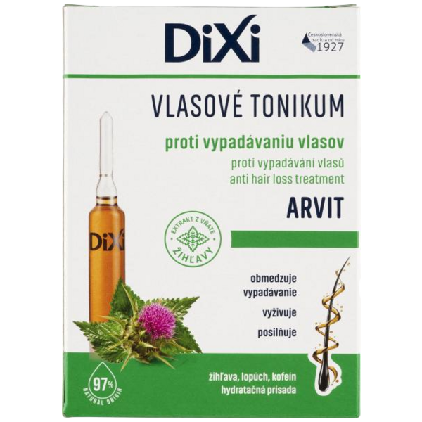 Dixi Arvit vlasové tonikum proti vypadávání vlasů, 7× 10 ml