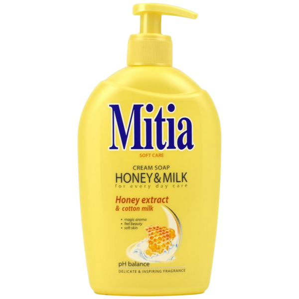 Mitia Honey & Milk tekuté mýdlo, 500 ml