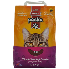 BALANIM Packa prírodné hrudkujúce stelivo pre domáce zvieratá, 5 l