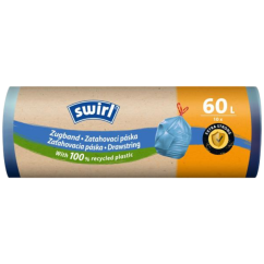 Swirl zatahovacie vrecia na odpad 60 l, 62 × 66 cm, 26 µ, 10 ks