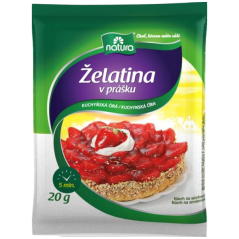 Natura Želatina v prášku, kuchyňská čirá, 20 g