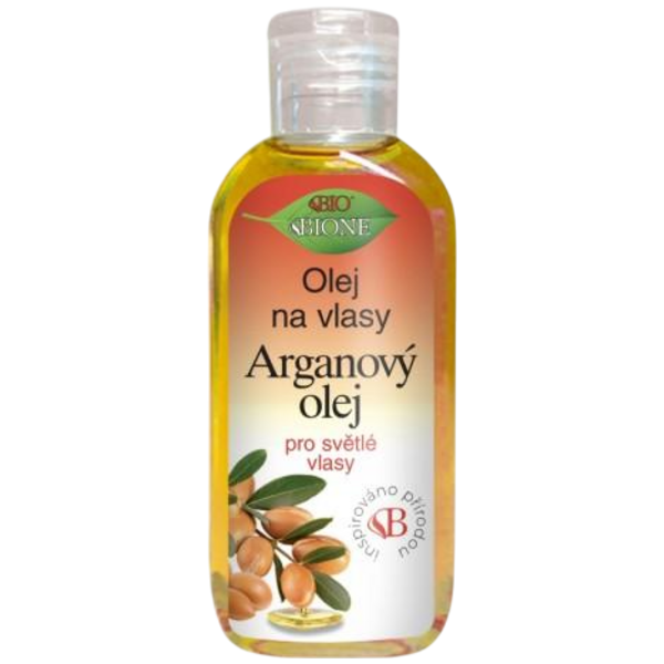 Bione Cosmetics Olej na světlé vlasy s ARGANOVÝM OLEJEM 80 ml