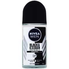 Nivea Men Black & White Invisible Original kuličkový antiperspirant, 50 ml