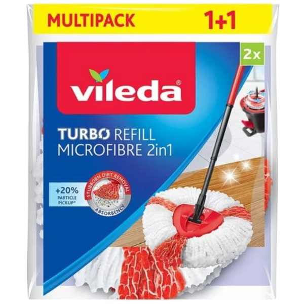 Vileda Turbo Microfibre 2v1 náhrada na mop 2 ks