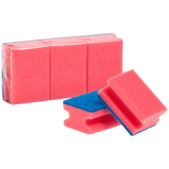 BALhome houbičky na nádobí tvarované červené 3 ks